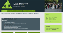 Desktop Screenshot of mixx-masters.de